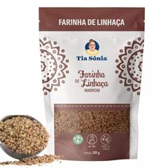 Farinha de Linhaça Marrom Tia Sonia 200g