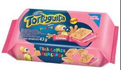 Biscoito Arcor Tortuguita Recheado Monopack Morango