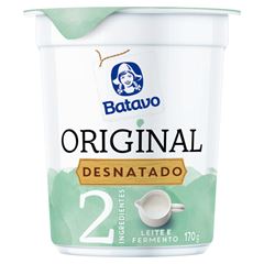 Iogurte Batavo Desnatado 170g