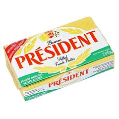 Manteiga Tablete President Com Sal 200g