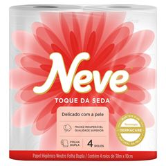 Papel Higiênico Neve Folha Dupla Neutro 30m