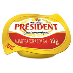Manteiga Sem Sal President Gastronomia 192x10g