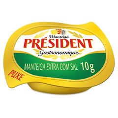 Manteiga Com Sal President Gastronomia 192x10g