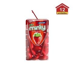 Pastilha Mini Minty Morango versão 2 14g