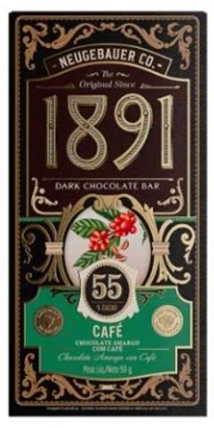 Chocolate Neugebauer Tablete 1891 Café