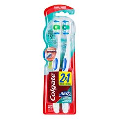 Escova Dental Colgate 360 Graus Macia Leve 2 Pague 1