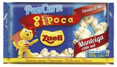 Pipoca de Microondas Manteiga Zaeli 100g