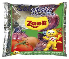 Sal Grosso Temperado Zaeli 500g