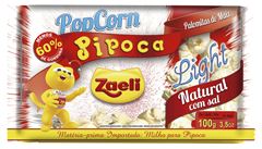 Pipoca de Microondas Zaeli Light Natural