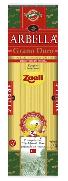 Massa Grano Duro Importada Zaeli Espaguete 500g