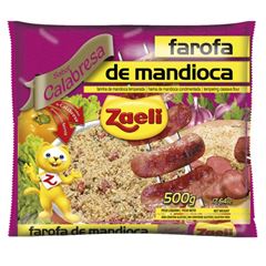 Farofa Zaeli de Mandioca com Calabresa 500g