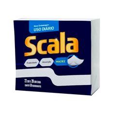 Guardanapo Scala 22x20cm Branco 50 unidades