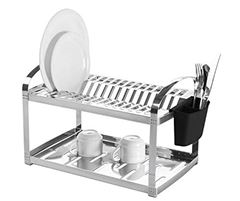 Escorredor de 16 Pratos Inox