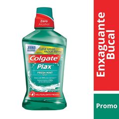 Enxaguante Bucal Colgate Plax Fresh Mint/Men Leve 500 Pague 350