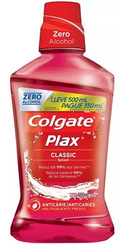 Enxaguante Bucal Colgate Plax Class/Originalleve 500 Pague 350
