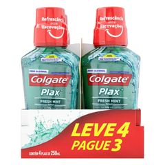 Enxaguante Bucal Colgate Plax Fresh Mint Leve 4 Pague 3