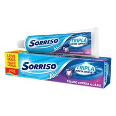 Creme Dental Sorriso Tripla Limpeza Completa