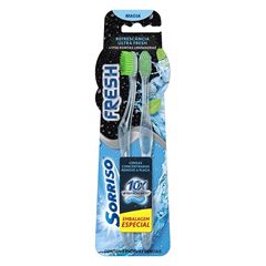 Escova Dental Sorriso Fresh Pack 2 Unidades
