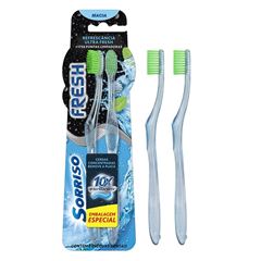 Escova Dental Sorriso Fresh Pack 2 Unidades