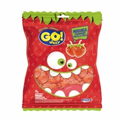 Bala Gelatina Go Jelly Morango