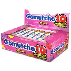 Bala Goma Gomutcho10 Tubo Iogurte