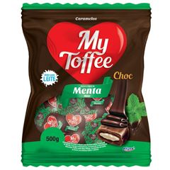 Bala My Toffee Chocolate Recheio Menta
