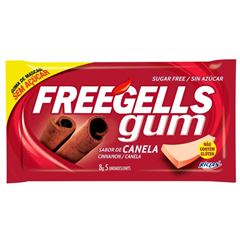 Chiclete Freegells Gum Canela