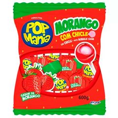 Pirulito Pop Mania Morango