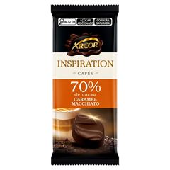 Chocolate Arcor Tablete Inspiração Amargo Caramelo