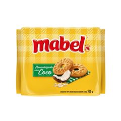 Biscoito Mabel Amanteigado Coco 300g