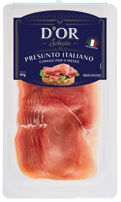 Presunto Cru Italiano Fatiado D'or 80g