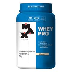 Whey Protein Max Titanium Baunilha 1kg (Pote)