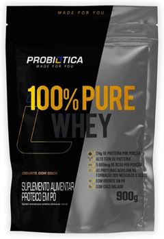 Whey 100% Pure Refil 900g Iogurte de Coco Verdadeiro