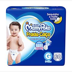 Fralda Descartável Mamypoko Calça Giga G 60 unidades
