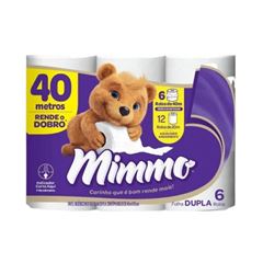 Papel Higiênico Mimmo Folha Dupla 10x6x40m