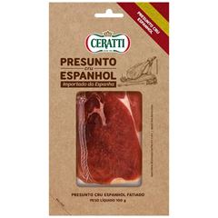Presunto Cru Espanhol Fatiado Ceratti 100g