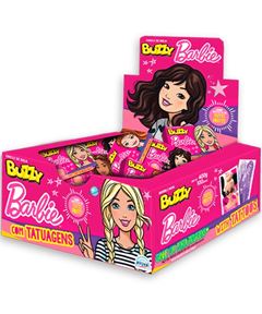 Chiclete Buzzy Barbie Tattoo Tutti Frutti