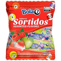 Bala Mastigável Bola 7 Sortida