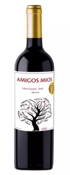 Vinho Chileno Amigos Mios Merlot 750ml