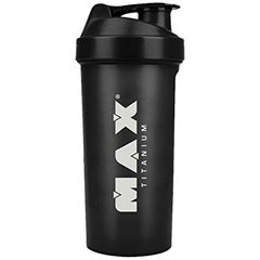 Coqueteleira Preta Max Titanium 700ml