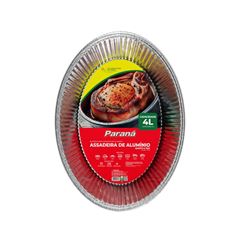 Assadeira de Alumínio Oval Paraná 4 Litros