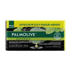 Sabonete Palmolive Argila & Óleo De Eucalipto 6 x 85g