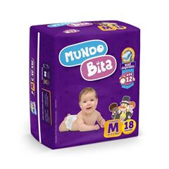 Fralda Descartável Mundo Bita Jumbinho M