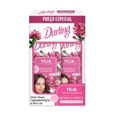 Shampoo Darling Tília Pack 350ml + 1 Condicionador