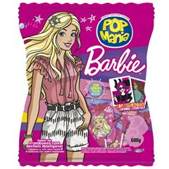 Pirulito Pop Mania Barbie Framboesa