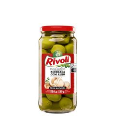 Azeitona Rivoli Alho Vidro 130g