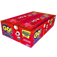 Bala Tubinho Go Jelly Mini Morango 15g