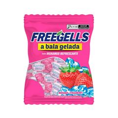 Bala Freegells Morango 475g