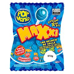 Pirulito Pop Mania Maxxi Framboesa