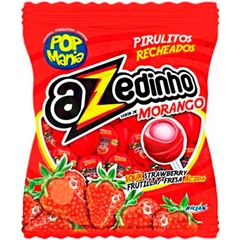 Pirulito Pop Mania Azedinho Morango 500g